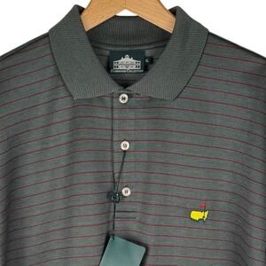 Masters Augusta National Polo Shirt Mens XL Green Clubhouse Collection Italy
